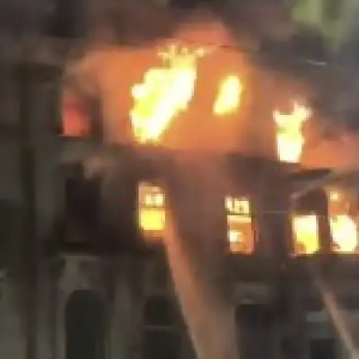 Historic Edinburgh department store engulfed by massive fire