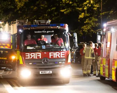 Homes evacuated as 125 firefighters tackle railway embankment blaze in Walthamstow