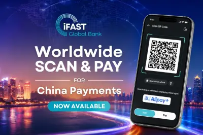 iFast Global Bank Launches Scan to Pay with Cashback in London