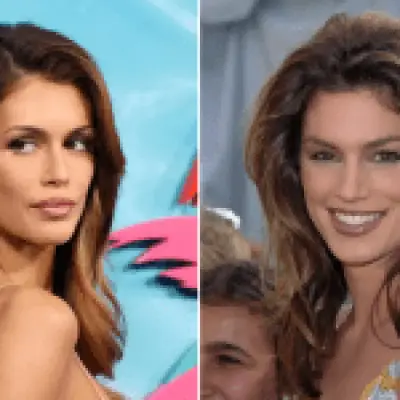 Kaia Gerber looks identical to Cindy Crawford at The Shards premiere