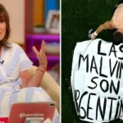 Lorraine Kelly slams Argentina's 'shameful' Falklands banner after World Cup win