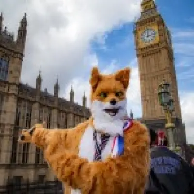 Man dressed as fox quits Clacton by-election calling it a 'circus'