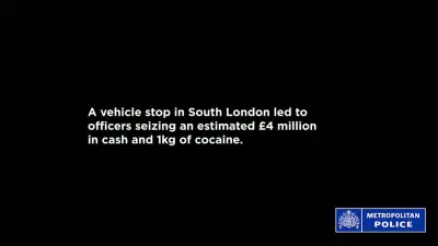 Met Police seize £4m cash and cocaine in Catford raid