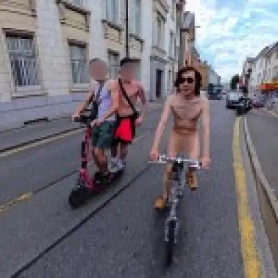Naked cyclist kicked by e-scooter men during charity ride in Chelmsford