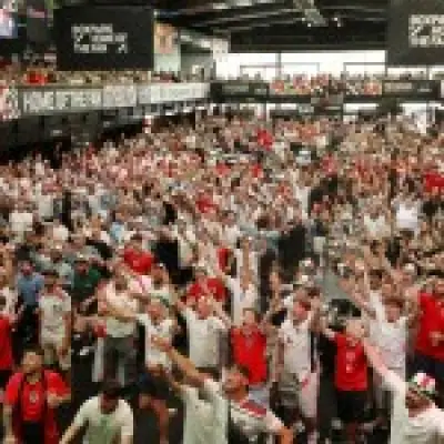 Pint-throwing England fans ruining World Cup fan park experience