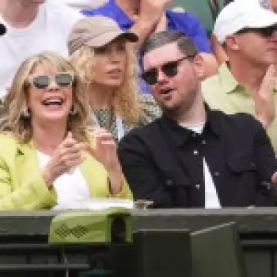 Ruth Langsford reunites with ex Eamonn Holmes' son Niall at Wimbledon amid divorce