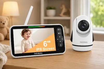 Save 40% on HelloBaby Video Baby Monitor Without WiFi on Amazon