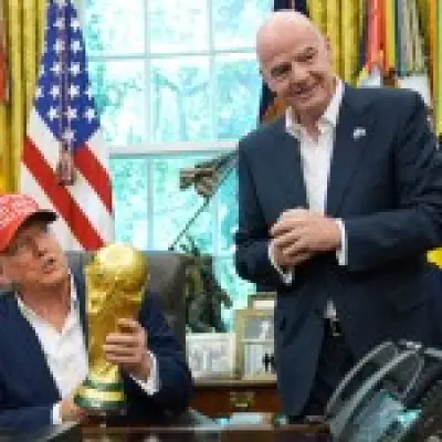 Trump to co-present World Cup trophy with FIFA's Infantino in protocol break