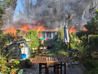 Walthamstow fire: 125 firefighters bring blaze under control after homes and railway hit