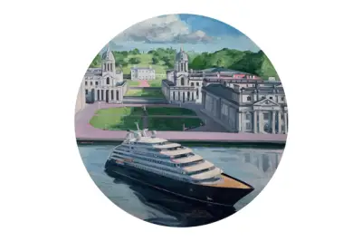 World's Most Luxurious Yacht to Dock in London Marked with New Artwork