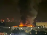 100 firefighters battle blaze at Tottenham industrial estate near Drumsheds