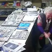 89-year-old shopkeeper who fought off robber with walking stick retires
