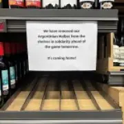Aldi pulls Argentinian wine before England World Cup semi-final