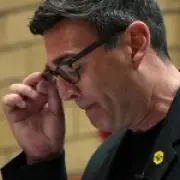 Andy Burnham wins Labour leadership uncontested, apologises for Gaza response