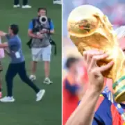 Argentina coach Roberto Ayala apologises for punching Spain's Dani Olmo after World Cup final