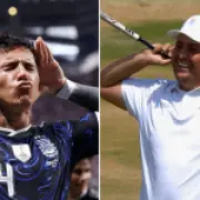Argentine golfer taunts England fans with Enzo Fernandez celebration at The Open
