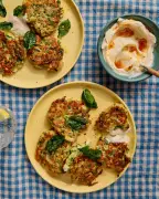 Ben Tish's Courgette Fritters and Slow-Cooked Courgettes Recipes