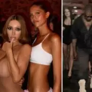 Bianca Censori goes topless in Ibiza club in sheer bodysuit with Kanye West