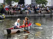 Cool off with a kayak trip along London's wildlife-rich canal
