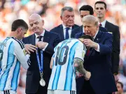 Cristian Romero appears to snub Donald Trump's handshake at World Cup final