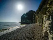 Dover's hidden beach with shipwreck 66-minute train from London