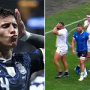 Ellis Genge mocks Argentina with Enzo Fernandez celebration after rugby win