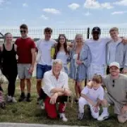 Emmerdale Cast Soar in Wing Walk Fundraiser for Cure Usher Charity