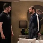 Emmerdale: Kev threatens Ross with cake slicer after framing discovery