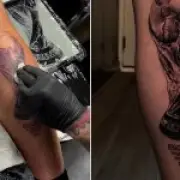 England fan gets World Cup champions tattoo before semi-final