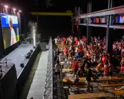 England Fans Celebrate World Cup Win Over DR Congo at Bristol Fan Zone