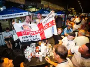 England fans leave work early to watch World Cup win over DR Congo