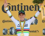 Evenepoel beats Pogacar again in Tour de France stage 16 time trial