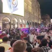 Fans arrested after England World Cup win celebrations in central London
