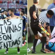 FIFA opens case against Argentina over Falklands banner and World Cup final brawl