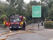 Fire crews use half a tonne of water to tackle wildfire near Alexandra Palace