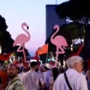 Flamingo Revolution erupts over Ivanka Trump's Albanian island resort plan