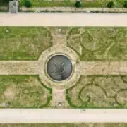 Heatwave reveals 17th-century garden lost for 350 years at Chatsworth