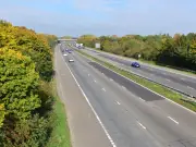 Highways worker, 65, killed by van on M23; Croydon man arrested