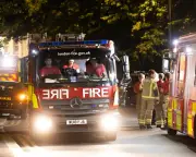 Homes evacuated as 125 firefighters tackle railway embankment blaze in Walthamstow