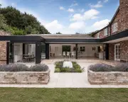 Homes with garden-opening kitchens from Cheshire to Lincolnshire
