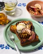 Honey Butter Brioche with Grilled Peaches Recipe by Benjamina Ebuehi