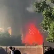 Huge fire in Walthamstow forces evacuations, disrupts Weaver line