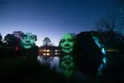 Illuminate Adelaide 2026: Robot swans, giant keyboards, and dancing mirrorball people