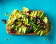 Jalapeño relish, peanut butter and sliced peach granola toast recipes