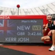 Josh Kerr breaks 27-year-old world mile record in London