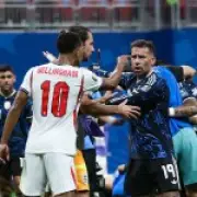Jude Bellingham slaps Argentina star after England's World Cup exit
