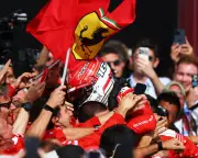 Leclerc Holds Off Russell, Hamilton to Win Chaotic British F1 Grand Prix