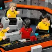 Lego Star Trek Enterprise Bridge Set: Authentic 60s Design with 8 Minifigures