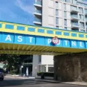 Londoners slam £600k railway bridge paint job as 'IKEA-style' makeover