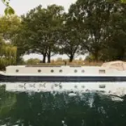 London's first floating spa boat Maria Alexander offers hot tub, sauna and treatments